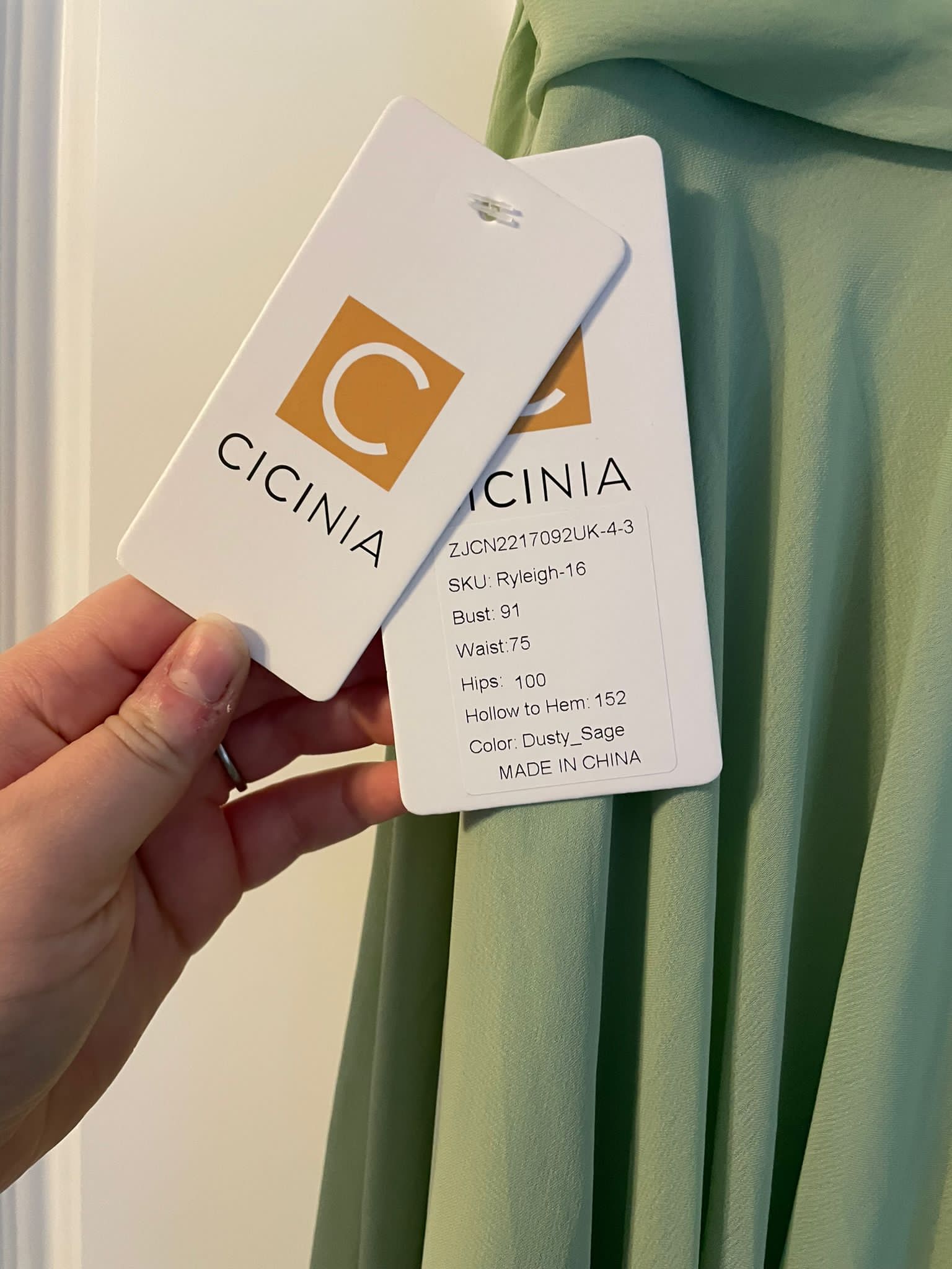 Cicinia Dusty Sage Mother Of The Bride Dress With Sleeves Plus Size  Long Chiffon Lace A-line Ankle Length