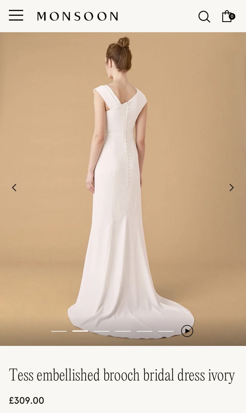 Monsoon sophia hot sale wedding dress