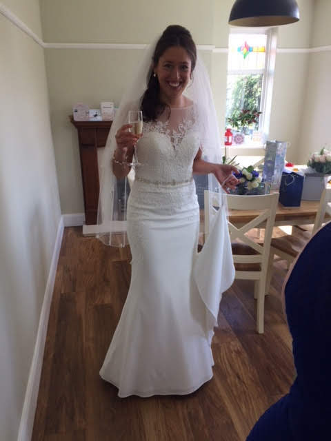 Anna Sorrano Ivory Size 12 Wedding Dress