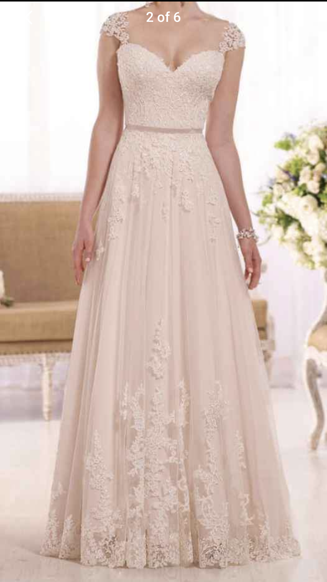 Boho Lace Wedding Dress | White Dress UK